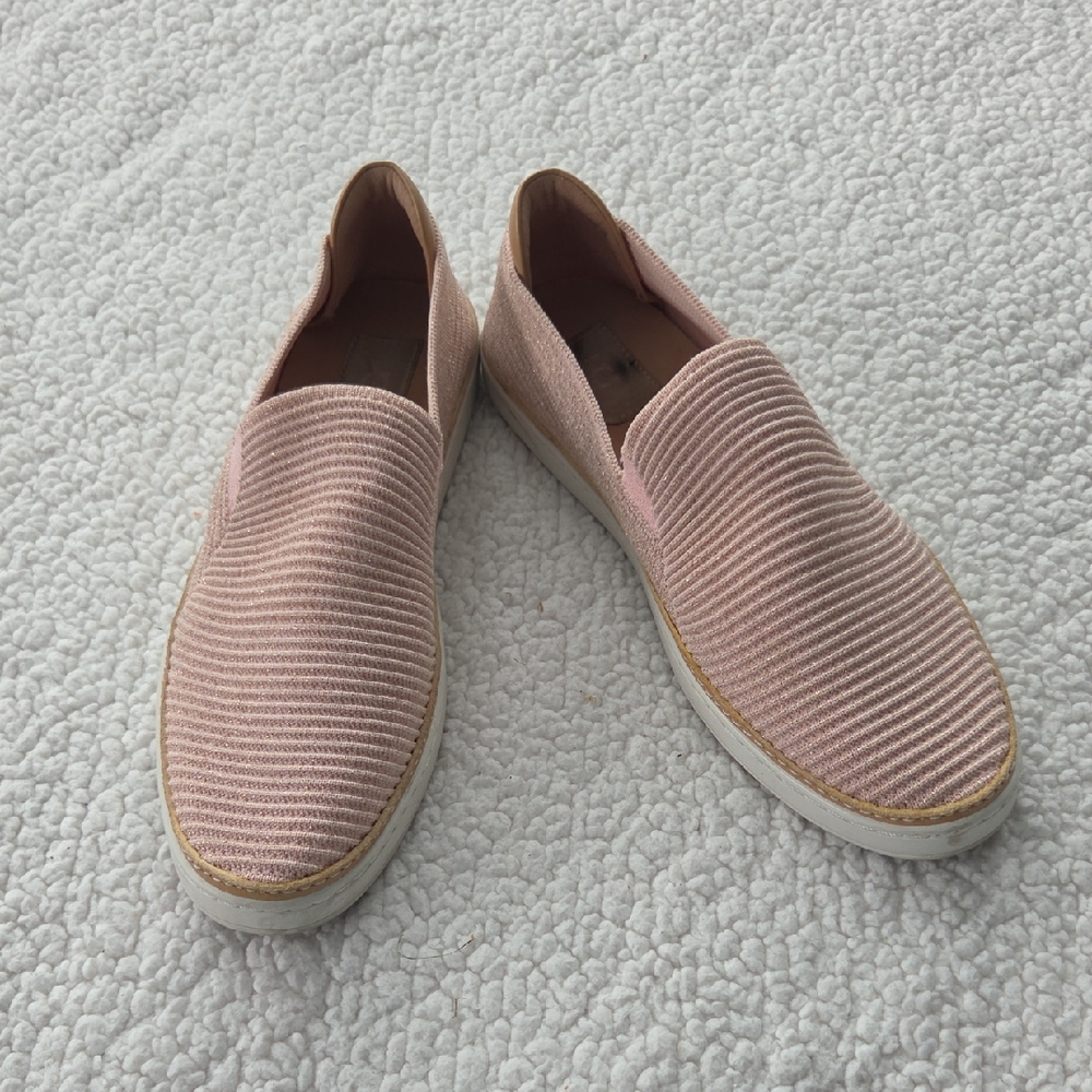 UGG Sammy Size 10 Slip-On Sneaker Rose Gold Sparkle Pink Slip-On Women's Shoes
